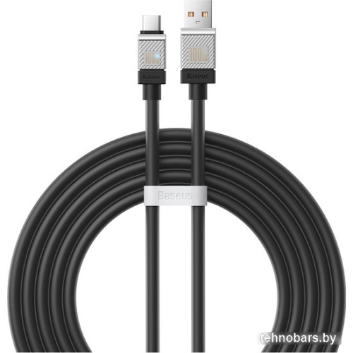 Кабель Baseus CoolPlay Series USB Type-A - USB Type-C (2 м, черный) фото 3
