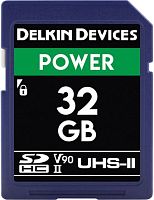Карта памяти Delkin Devices SDHC Power UHS-II 32GB