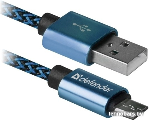 Кабель Defender USB08-03T (синий) фото 3