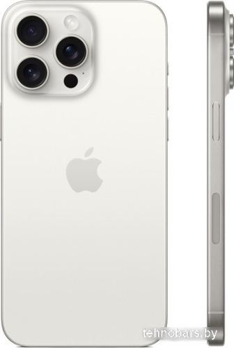 Смартфон Apple iPhone 15 Pro Max 256GB (белый титан) фото 4