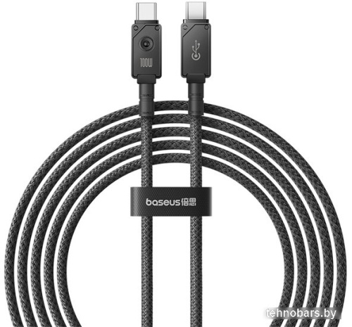 Кабель Baseus Unbreakable Series USB Type-C - USB Type-C (2 м, черный) фото 3