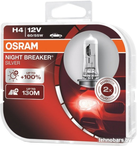Галогенная лампа Osram H4 64193NBS-HCB 2шт фото 3