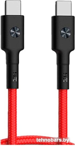 Кабель ZMI AL353 USB Type-C - USB Type-C (1.5 м, красный) фото 3