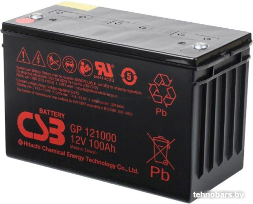 Аккумулятор для ИБП CSB GP121000 (12В/100 А·ч) фото 3