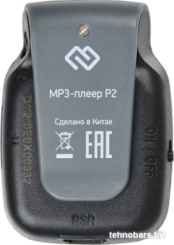 MP3 плеер Digma P2 (серый) фото 4