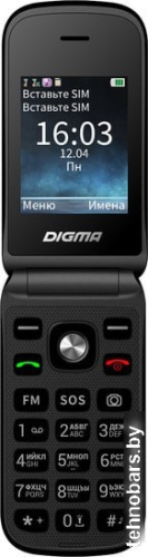 Кнопочный телефон Digma Vox FS240 (черный) фото 4