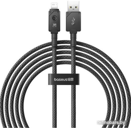 Кабель Baseus Unbreakable Series USB Type-A - Lightning (2 м, черный) фото 3