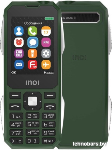 Мобильный телефон Inoi 244Z (хаки) фото 3