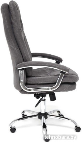 Кресло TetChair Softy LUX (флок, серый) фото 5