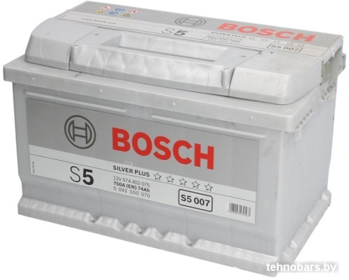 Автомобильный аккумулятор Bosch S5 007 (574402075) 74 А/ч фото 4