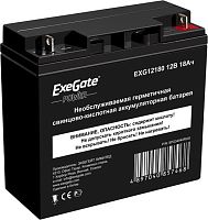 Аккумулятор для ИБП ExeGate Power EXG 12180 (12В/18 А·ч) [EP234540RUS]
