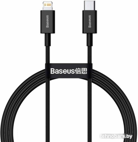 Кабель Baseus USB Type-C - Lightning CATLYS-A01 (1 м, черный) фото 3