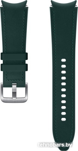 Ремешок Samsung Hybrid Leather для Samsung Galaxy Watch4 (20 мм, M/L, зеленый) фото 3