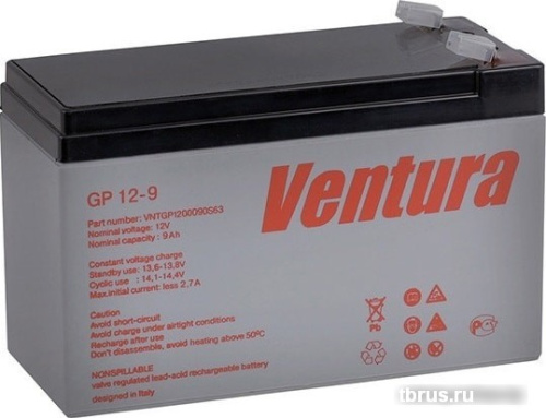 Аккумулятор для ИБП Ventura GP 12-9 (12 В/9 А·ч) фото 3