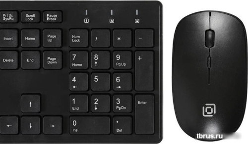 Клавиатура + мышь Oklick 240M (черный) фото 6