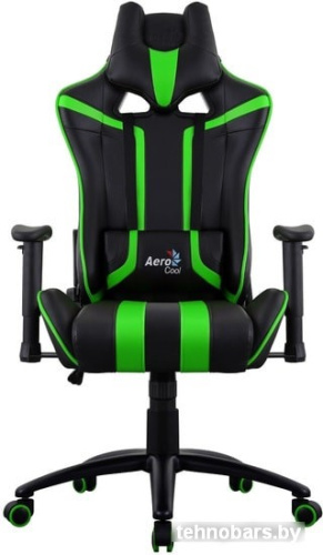 Кресло AeroCool AC120 AIR (черный/зеленый) фото 3