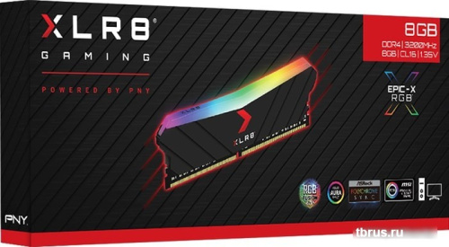 Оперативная память PNY XLR8 Gaming Epic-X RGB 8GB DDR4 PC4-25600 MD8GD4320016XRGB фото 7