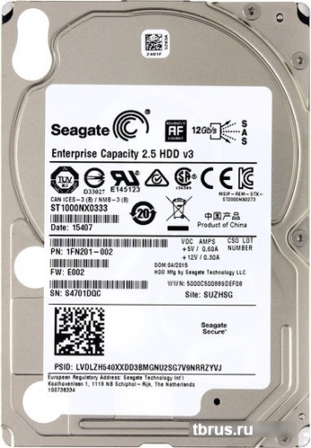 Жесткий диск Seagate Enterprise Capacity 1TB (ST1000NX0333) фото 6
