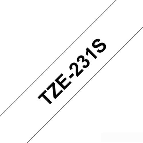 Картридж-лента для термопринтера Brother TZe-231S (12 мм, 4 м) фото 6