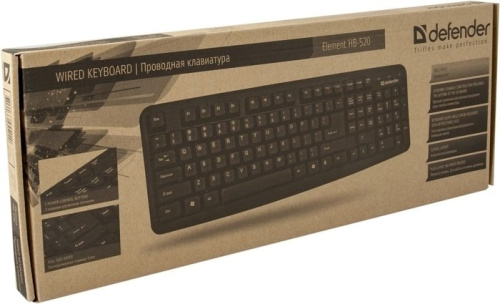 Клавиатура Defender Element HB-520 (черный) фото 4