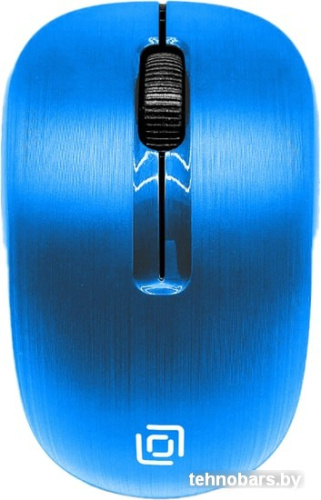 Мышь Oklick 525MW (голубой) фото 3