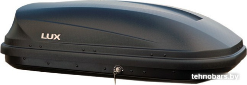 Автомобильный багажник LUX Flagman 370л (черный матовый) фото 3