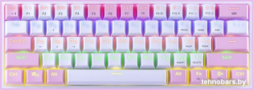 Клавиатура Redragon Fizz (розоый/белый) фото 3