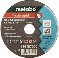Отрезной диск Metabo 616187000