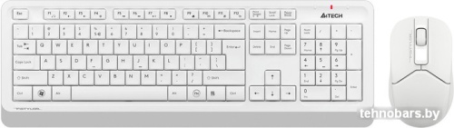 Клавиатура + мышь A4Tech Fstyler FG1012 (белый) фото 3