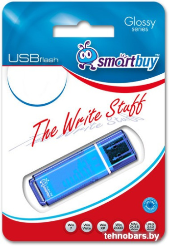 USB Flash Smart Buy Glossy Blue 32GB (SB32GBGS-B) фото 4