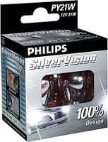 Лампа накаливания Philips PY21W Vision 2шт