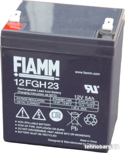 Аккумулятор для ИБП FIAMM 12FGH23 (12В/5 А·ч) фото 3