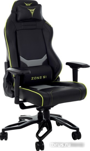 Кресло Zone51 Cyberpunk (черный/зеленый) фото 3