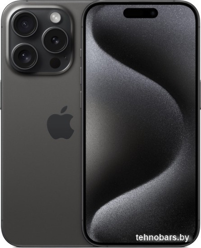 Смартфон Apple iPhone 15 Pro 128GB (черный титан) фото 3