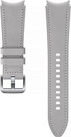 Ремешок Samsung Hybrid Leather для Samsung Galaxy Watch4 (20 мм, M/L, серебро)