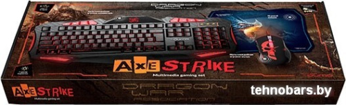 Мышь + клавиатура + коврик QUMO Axe Strike фото 5