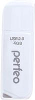 USB Flash Perfeo C10 4GB (белый) [PF-C10W004]