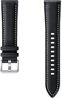 Ремешок Samsung кожаный для Samsung Galaxy Watch3 41мм (черный)