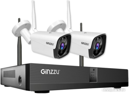 Комплект видеонаблюдения Ginzzu HK-4203W фото 3