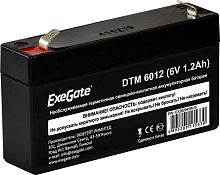 Аккумулятор для ИБП ExeGate DTM 6012 (6В, 1.2 А·ч)