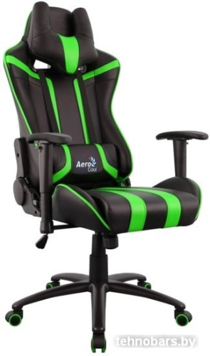 Кресло AeroCool AC120 AIR (черный/зеленый) фото 4