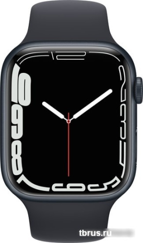 Умные часы Apple Watch Series 7 45 мм (темная ночь/темная ночь спортивный) фото 4