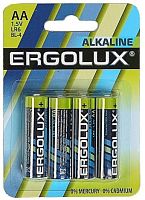 Батарейки Ergolux Alkaline LR6 (AA) 4шт