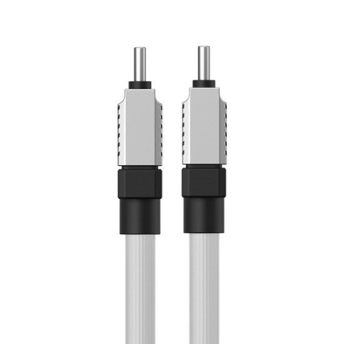 Кабель Baseus CoolPlay Series Fast Charging Cable 100W USB Type-C - USB Type-C (2 м, белый) фото 5