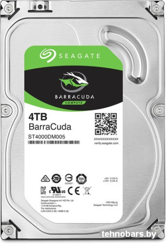 Жесткий диск Seagate Barracuda 4TB [ST4000DM004] фото 3