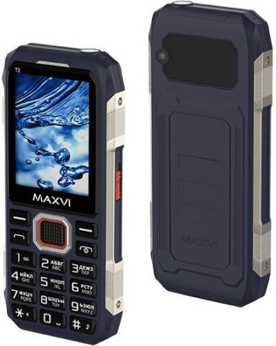 Мобильный телефон Maxvi T2 (темно-синий) фото 4