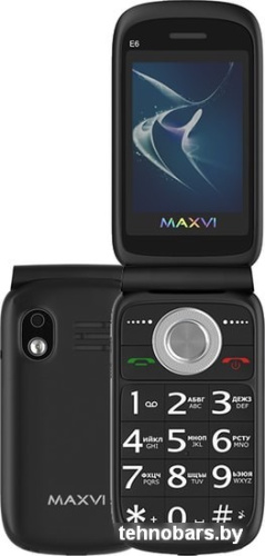 Мобильный телефон Maxvi E6 (черный) фото 3