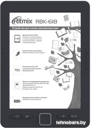 Электронная книга Ritmix RBK-618 фото 3