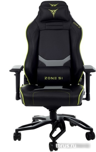 Кресло Zone51 Cyberpunk (черный/зеленый) фото 4