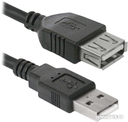 Кабель Defender USB02-10 USB2.0 AM-AF (3 м) фото 3